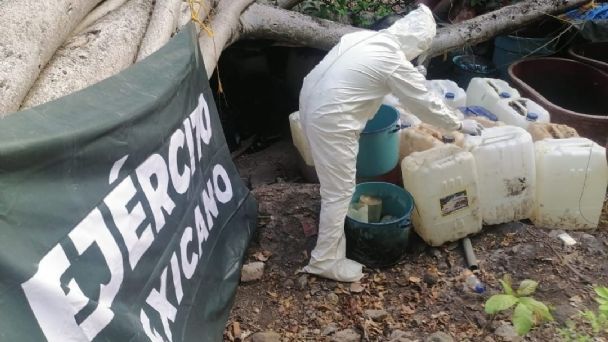 Ejército Mexicano desmantela dos narcolaboratorios en Sinaloa