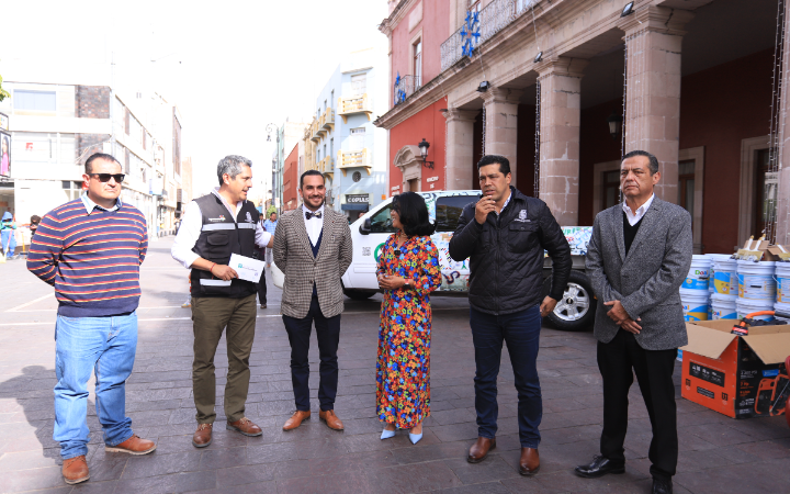 Implementa Municipio nueva unidad antigrafiti para mejorar la estética urbana de Aguascalientes